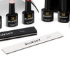 BLUESKY Nail File Square 100/180, Square Nail File, Double-Sided, Dual