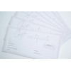 Paper 'n Such 25 Blank Gift Certificates -Small Business Boho
