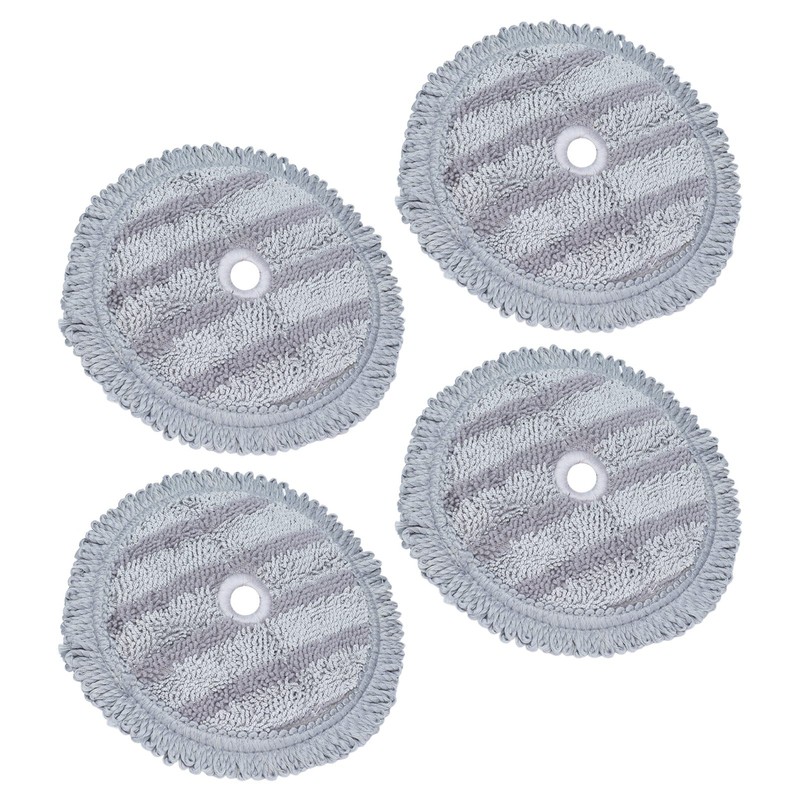 4PCS Fiber Mopping Pads High Strength Mop Cleaning Cloth Replacement