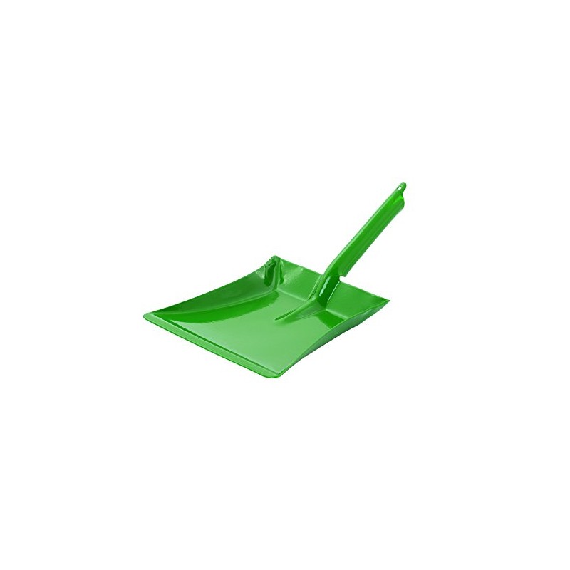 Redecker Children’s Play Dustpan, Durable Metal with Powder-Coated Finish, Green