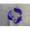 Oceanic Elegance: Handcrafted Resin Koi Fish Sculptures - 3 Pack