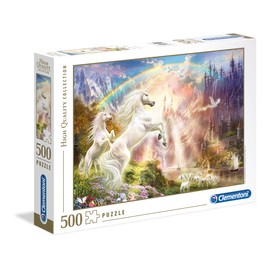 Clementoni Sunset Unicorns-500 Pieces Puzzle