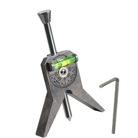 Safety Pipe Center Finder, Marker Centering Tool, 4 Inch Y Type Base Pipefitter Tool with Adjustable Dial Bubble Protractor