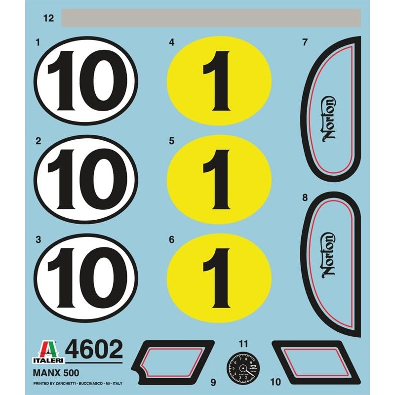 PLATZ ITALERI IT4602 1/9 Norton Manx 500cc 1951 Plastic Model