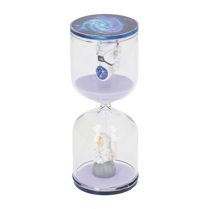 Decorative Sand Timer Clock Space Man Educational Hourglass for Office