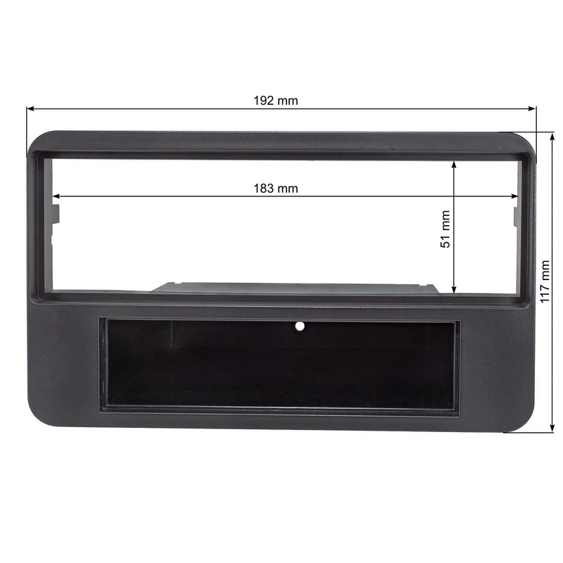 tomzz Audio 2402-012 Radio Faceplate Compatible with Alfa Romeo 159