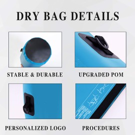 IDRYBAG Waterproof Backpack Dry Bag for Women Men, Floating Bag Dry Backpack 2L/5L/10L/15L/20L/30L/40L, Dry Bags Waterproof for Kayaking, Boating, Canoeing, Rafting, Hiking, Camping