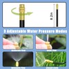 Tivddikun Drip Irrigation Kit, 360° Bendable Watering System with 49FT/15M