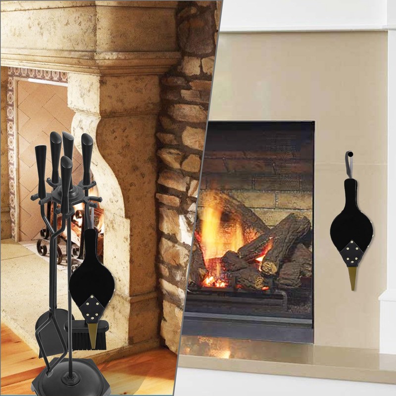 Gtongoko Fireplace Bellows Air Blower Cast Nozzle 14.8" x 5.6"