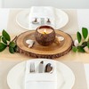 Restaurantware-Coco Casa 3.9 x 2.8 Inch Coconut Shell Candles, 10