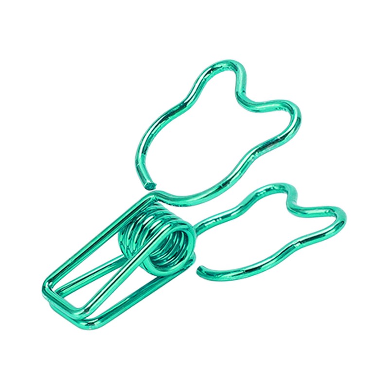 100pcs Small Binder Clips Multipurpose Innovative Little Bear Shape Strong