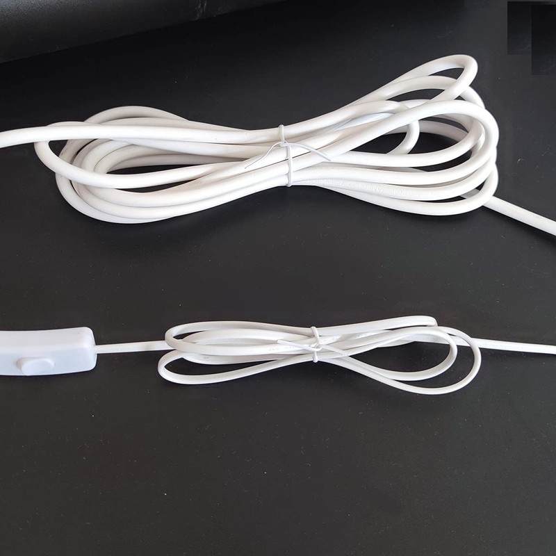 HHTHH 1000 pcs 10 inch White Cable Twist Ties Plastic