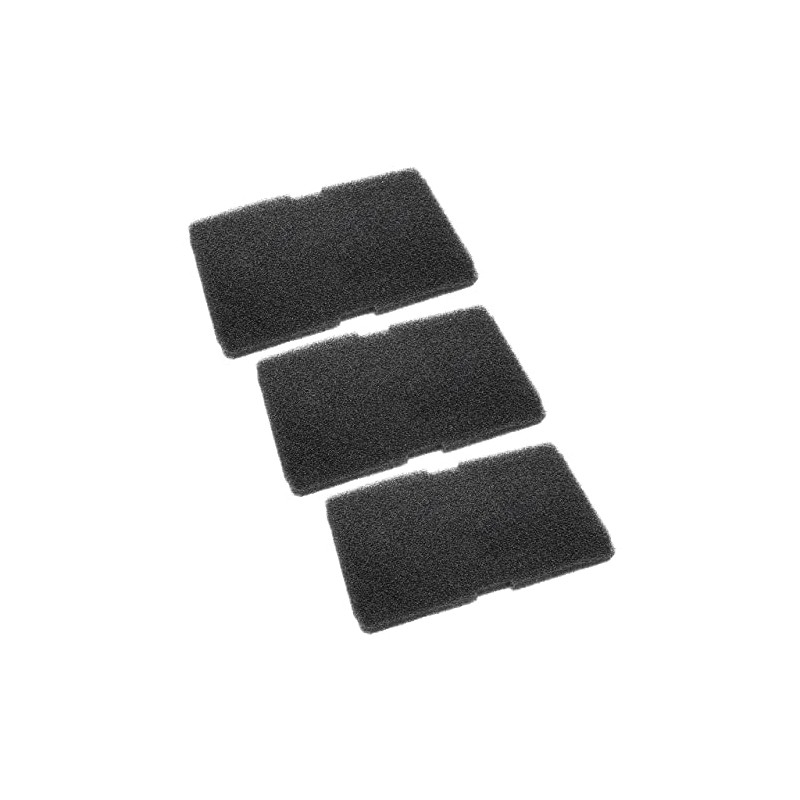 vhbw 3 x Sponge Filter Compatible with Beko DH9433RX0W, DPE7400,
