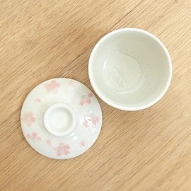 22a198-21 Chawan Steamed Dish, Sakura Sakura Steamed Bowl, Commercial Use, Mino Ware