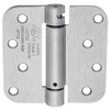 Dynasty Hardware Door Hinges, 4-Inch Spring Loaded Self Closing Hinges