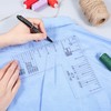 Left Chest Logo Placement Tool for Heat Press T-Shirt Ruler