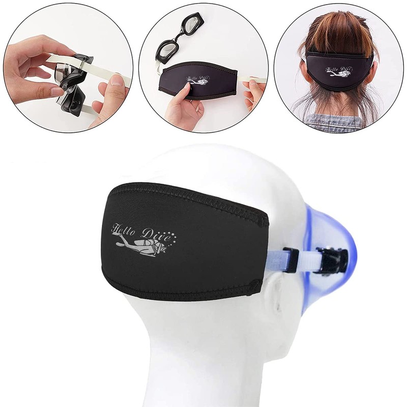 Diving Mask Slap Straps, Neoprene Diving Mask Straps Cover for