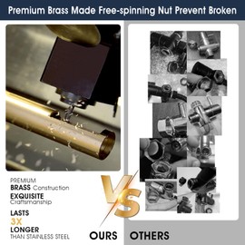 PDPBath 14 Inch Rain Shower Head with 5+1 Settings Handheld Spray Combo, High Pressure Rainfall Shower Head with 16'' Upgrade Adjustable Extension Arm, 79" Extra Long Hose, 3-Way Diverter, Matte Black