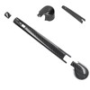 Rear Windshield Wiper Arm Cover Trim Carbon Fiber Style Decoration