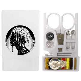 'Head with Melted Brain' Mini Travel Sewing Kit (SE00032769)