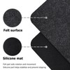 Appliance Heat Resistant Mat Cuttable Washable Countertop Protector Pad with