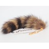 Fosrion Real Fox Tail Fur Keychain Clasp Fashion Charm Cosplay