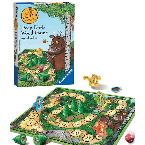 Ravensburger The Gruffalo Deep Dark Wood Board Game for Kids