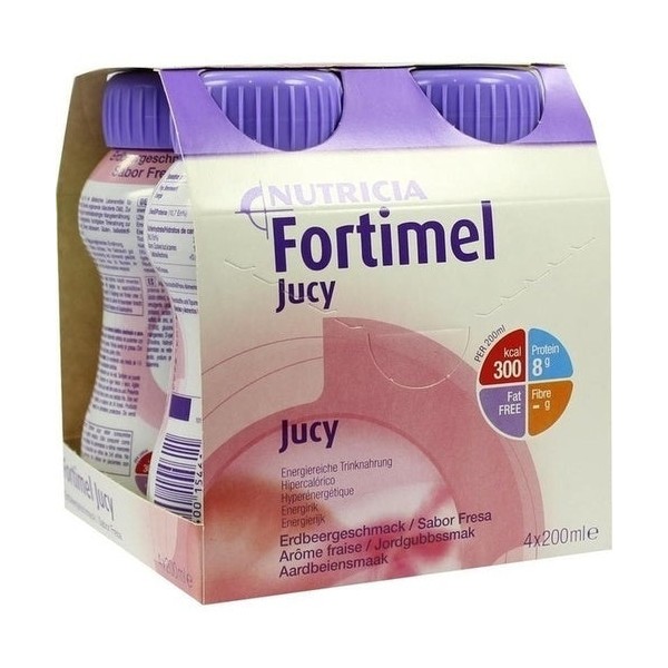 Fortimel Jucy Strawberry Flavor 4x200 ml