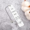 Cat Lover Gifts for Women Men, Cute Bookmarks for Reading