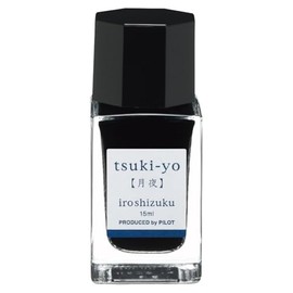 PILOT Iroshizuku Iroshizuku Fountain Pen Water Based Ink Mini Bottle, 0.5 fl oz (15 ml) [Moonlight] INK-15N-TY