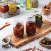 Mason Jars 16 oz - 6-Pack Regular Mouth Glass Jars