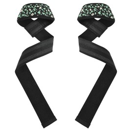 Mármol verde menta - Correas de levantamiento de fitness acolchadas de neopreno de 26 pulgadas, accesorios de gimnasio para levantamiento de potencia, entrenamiento de fuerza, culturismo