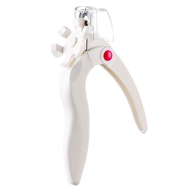 FVVMEED Nail Art Nail Edge Clipper Cutter, Nail Edge Clipper Cutter Acrylic Gel, Stainless Steel False Nails Cutter, Adjustable Nail Tip Cutter, French Manicure Edge Trimmer Pedicure Salon Tool