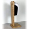 Automatic Touchless Gel Hand Sanitizer Dispenser on Wooden Mallet Oak