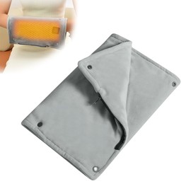 DAJASD Portable USB Heating Pad 5 V, Washable Winter Heat Cushion Graphene Travel Blanket 30 x 60 cm Hand Foot Warmer Heat Blankets for Back, Neck, Shoulder and Cramp Relief (Grey 30 x 60 cm)