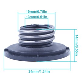 Atunee 544084202 Oil Pump Assy Pressure Line Hose Kit for Husqvarna 435 440E 445 450 450E 340 345 350 Replace 544084202 544084201 503894701 544212402 540057901