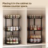 YATINEY 3-Tier Lazy Susan Organizer, Rotating Spice Rack, Spinning Organizer,