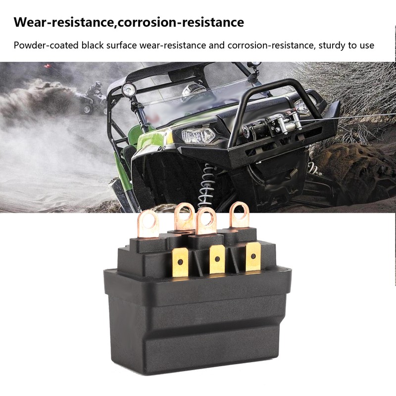 Winch Solenoid Contact Relay Contactor 12V 120A Steel Universal for