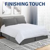 Luxury Double Brushed Microfiber Bed Skirt, Ultra Soft, and Wrinkle