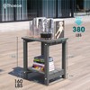 Outside Side Table, Weather Resistant Grey