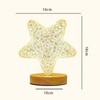 Table Lamp 3W Remote Control Warm Light Exquisite Look Timing