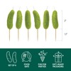 Genuine Fred Pickle Party Candles Set of 6 Quirky Pickle-Shaped