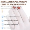 sourcing map 25pcs CBB22 Capacitor 630V 473J 0.047UF Metallized Polypropylene