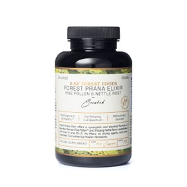 Forest Prana Elixir: Pine Pollen and Nettle Root Capsules — Synergistic and Adaptogenic Pine Pollen Support — Bioavailable Ultra-Pure Extracts — Men & Women — No Fillers, Non-GMO — 120 Count