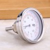 Fdit Stainless Steel BBQ Thermometer Grill Charcoal Grill Smoking Temperature