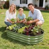 Galvanized Raised Garden Bed- Planter Garden Boxes Outdoor, Raised Beds