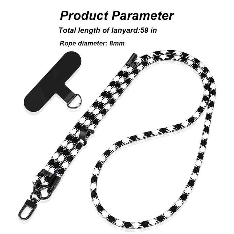 Phone Lanyard Universal Crossbody Adjustable Neck Strap Compatible with Most