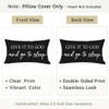 HERHOME Black and White Christian Throw Pillow Covers 12x20 Inch