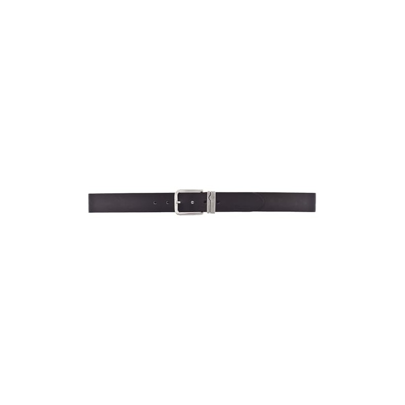 MUSTANG Men's Genuine Leather Belt, black