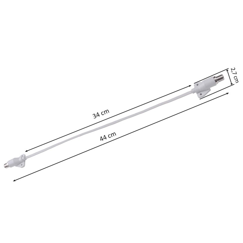 DUR-line® Professional Window Feed-Through XL – 34 cm Cable Length